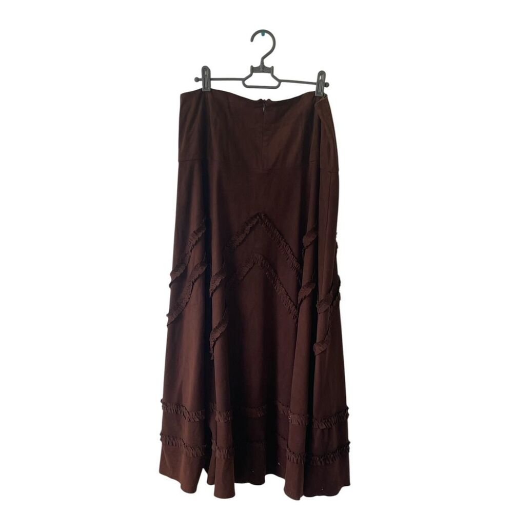 Stietto Women's Brown and Burgundy Skirt Woman's Size 12